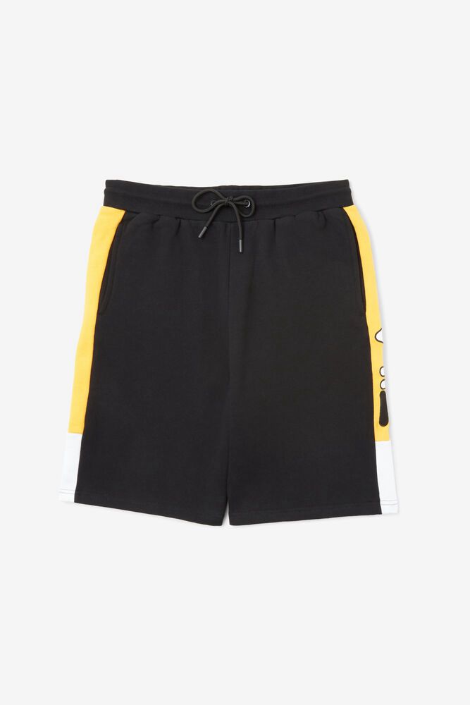 Fila Roy Shorts Black - Mens - 83940BKLJ